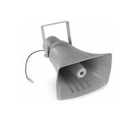 Power Dynamics Haut-parleur à pavillon HS30 100V Gris – Livré avec support de montage