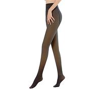 HSAJS Collant femme hiver, Jambes Faux Doublure en Collant Polaire Collants Chauds pour l'hiver Leggings thermiques épais collant femme grande taille,90 DEN/200DEN