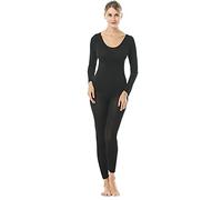 HSAJS Ensemble de sous-Vêtements Thermique Femme Fonctionnel Ensemble Ski Antibactériens sous Vetement Chaud Flexible Respirant Haut & Bas Maillot de Corps Manches Longues & Pantalon