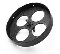 HSAWBIT Scie-cloche HSS bimétallique 245 mm, M42, profondeur de coupe de 45 mm avec tige SDS Plus, pour tôle, bois, plastique, matériaux divers