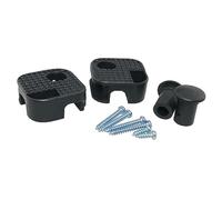 HSCGIN Lot de 2 pieds de rechange pour chaise de camping - 1,4 cm - Pieds de réparation robustes avec 2 vis pour tabouret de chaise pliante - Accessoire portable pour chaise de camping