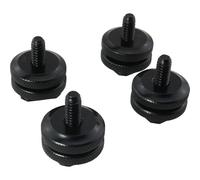 HSCGIN Lot de 4 supports de griffe en métal pour appareil photo reflex numérique Noir 6,35 mm