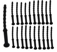 HSCGIN Lot de 40 vis anti-vibrations pour ventilateur de processeur - Vis de refroidissement pour châssis - Réduction du bruit - Vis de fixation anti-vibrations pour PC, cartes mères, disques durs -