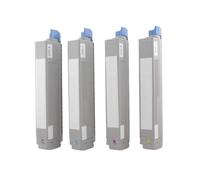 HSCJMEHT Cartouche de Toner 44844505 44844512 Compatible avec C831n C831dn C831cdtn C841cdtn(44844509 10 11 12)