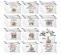 HSDSH Trousse de maquillage de survie pour voyage, femme, mère, employée, cadeau, blanc, Livre