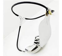 HSDwerwh Ceinture De Chasteté Masculine en Acier Inoxydable, Anneau De Pénis, Dispositif De Chasteté De Retenue du Pénis(Size:70-80cm)