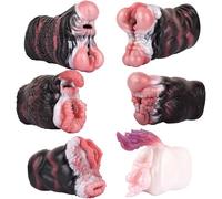 HSDwerwh Six Styles De Masturbateurs Animaux Vagin De Poche Masturbateur Animal avec Canal Vaginal Monstre 3D Vagin De Poche Jouet Sexuel Masculin Pocket Vagina(Size:G6263)