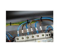 HSe-631E - Noir sur jaune - Rouleau (1,12 cm x 1,5 m) 1 cassette(s) boîte de suspension - ruban thermorétractable - pour P-Touch PT-D800, PT-E300,