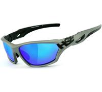 HSE SportEyes 2093 Lunettes de soleil, gris-turquoise pour homme
