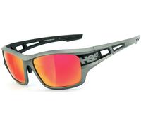 HSE SportEyes 2095 Lunettes de soleil, gris-rouge pour homme