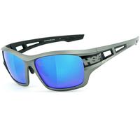 HSE SportEyes 2095 Lunettes de soleil, gris-turquoise pour homme