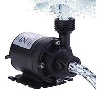 HSEAMALL Pompe amphibie DC 12V de pompe à eau submersible 800L / H 5M pour la circulation de l'eau de la piscine de fontaine solaire d'aquarium d'étang de bassin