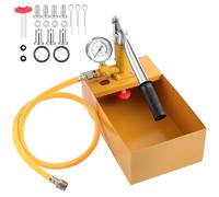 HSEAMALL Pompe de test de pression d'eau, manuel 1/2", 25 kg, 2,5 Mpa, jaune, hors sol, aluminium, WATER_PUMP