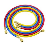 Hseamall R134A Lot de 3 tuyaux de recharge de réfrigérant de climatisation pour voiture 3 couleurs