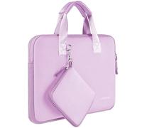 HSEOK Housse Élastique pour Ordinateur Portable 13" pour MacBook Air M3/M2/M1, MacBook Pro M2/M1, iPad 13" 12,9", XPS 13, Sac Fourre-tout en Néoprène avec Petit étui de Protection,L02P01
