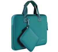 HSEOK Housse Élastique pour Ordinateur Portable 13" pour MacBook Air M3/M2/M1, MacBook Pro M2/M1, iPad 13" 12,9", XPS 13, Sac Fourre-tout en Néoprène avec Petit étui de Protection,D02E01