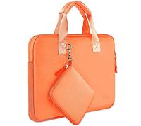 HSEOK Housse Élastique pour Ordinateur Portable 13" pour MacBook Air M3/M2/M1, MacBook Pro M2/M1, iPad 13" 12,9", XPS 13, Sac Fourre-tout en Néoprène avec Petit étui de Protection,O02G01
