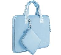 HSEOK Housse Élastique pour Ordinateur Portable 13" pour MacBook Air M3/M2/M1, MacBook Pro M2/M1, iPad 13" 12,9", XPS 13, Sac Fourre-tout en Néoprène avec Petit étui de Protection,S02B01