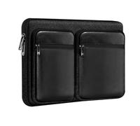 HSEOK Housse pour Ordinateur Portable 15 15.6 16 Pouces avec 5 Poches séparées pour Un Ordinateur Portable et des Accessoires Bien organisés et faciles à Transporter,B01BK08