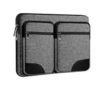 HSEOK Housse pour Ordinateur Portable 15 15.6 16 Pouces avec 5 Poches séparées pour Un Ordinateur Portable et des Accessoires Bien organisés et faciles à Transporter,DG01BK01
