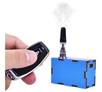 HSETIY Mini machine à fumée portative télécommandée pour filmer des vidéos, des activités de plein air, des effets, du cosplay et des tests de flux d'air (bleu)