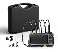 HSF Caméra d'inspection endoscope Outils de caméra endoscopique HD écran 5 pouces avec lumières Caméra d'inspection de tuyaux industriels Endoscope industriel (couleur : 7,6 mm, taille : 1 m)