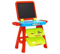 HSF®Ensemble 3 en 1 de chevalet et bureau d'apprentissage enfant - pour enfants/cadeau de Noël/d'anniversaire - 56,5x42x74 cm