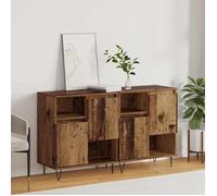 HSF®Meuble de séjour Contemporain - Buffets 2 pcs - Bois ancien - 120x35x70cm - Bois d'ingénierie ckd66855