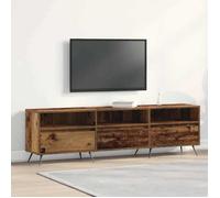 HSF®Meuble TV/Hi-Fi - Meuble de rangement TV - bois ancien 150x30x44.5cm - bois d'ingénierie kbq91616