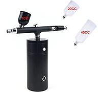 HSF Set aérographe Sand Blaster Hand Hold Airbrush Kit Make Up Compressor Model Spraying Paint Coloring Set aérographe (couleur : noir)