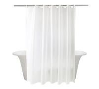 HSFFBHFBH Style Nordique Blanc Salle de Bain Rideaux étanche Rideau de Douche Couleur Simple Baignoire écrans de Bain Rideau décor avec Crochet 120x150cm/47x59in(WxH)