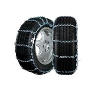 HSHBGS Chaînes à Neige pour Auto, Lot de 2, Chaînes antidérapantes pour pneus, Chaussette Neige pour voitures, camions et SUV, Chaînes faciles à installer(215/75 R14)