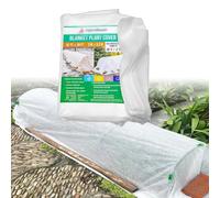 HSHBGS Toile de Protection de Jardin, Voile d'hivernage pour Plantes, Bâche de Protection Hivernale en Tissu Non-Tissé, pour Maintenir la Chaleur et l'humidité en Hiver(3.9x16.4ft(1.2x5m))