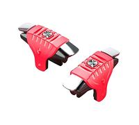 HshDUti 1 paire de manettes de jeu mobiles pour PUBG Mobile/Fortnitee Mobile/Call of Duty Mobile, manette de jeu mobile pour iPhone/Android, déclencheurs de tir sensible et visée L1R1 Rouge