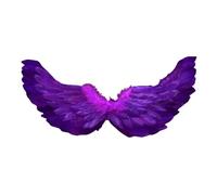 HshDUti Ailes d'ange pour adultes et enfants, ailes d'ange blanches pour Halloween, costumade pour femmes et filles, costume d'ailes d'ange tombé pour adultes, Halloween, fête de Noël, déguisement