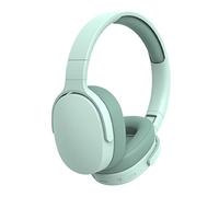 HshDUti Casque supra-auriculaire Bluetooth sans fil, audio haute résolution, basses profondes, HiFi, son stéréo, coussinets en mousse à mémoire de forme, pour voyage, bureau à domicile - Vert