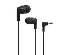 HshDUti Écouteurs intra-auriculaires avec microphone et contrôle du volume, haute définition, basses puissantes, écouteurs intra-auriculaires pour smartphone 3,5 mm, lecteurs MP3, etc. Noir