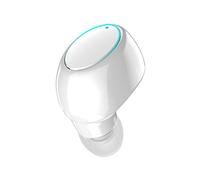 HshDUti Écouteurs intra-auriculaires sans fil Bluetooth avec suppression du bruit HiFi Stéréo Confortables IPX5 Étanche Casque sans fil avec micro intégré pour le sport et le travail Blanc