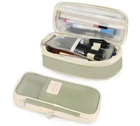 HshDUti Grande trousse à crayons pour homme et femme, trousse à crayons, marqueur, trousse à crayons portable pour bureau, école, bureau, papeterie, trousse de maquillage pour garçons et filles