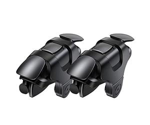 HshDUti Manette de jeu mobile pour iPhone et téléphones Android, manette de jeu mobile universelle pour jeux mobiles, manette de jeu mobile pour la plupart des jeux mobiles, noir