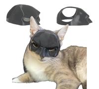 HshDUti Masque de chauve-souris pour chat et animal de compagnie pour décoration de fête d'Halloween, masque de costume de chauve-souris pour chiot, accessoire de déguisement mignon pour chiot, chat