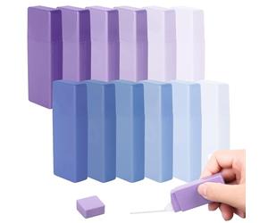 Hshenjhu 12 Pièces Rubans Correcteurs, Rouleaux de Correction Portable, Ruban Correcteur avec Capuchon, Correction Tape Facile à utiliser, pour Papeterie Scolaire, Accessoires Étudiants