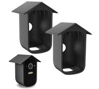 Hshenjhu 2 Pièces Étuis en Silicone pour Caméra de Surveillance EufyCam 2C / 2C Pro, Coques de Protection en Silicone pour Caméra de Sécurité, Contre Les UV, Doux, Imperméable et Durable