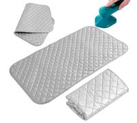 Hshenjhu Tapis de Repassage, 48 x 85 cm Couverture de Repassage, Tapis de Repassage sur Table AntidéRapant et RéSistant, Nappe de Repassage Pliable Portable, pour Le Repassage à la Vapeur sur Table