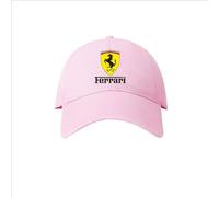 HSHTTKL Casquette Homme pour Ferrari, Casquette de Baseball Unisexe Anti-UV Protection Retro Classique Trucker Cap,Pink