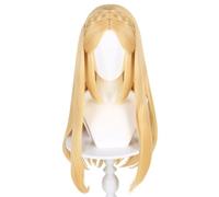 HSHUHMLBJ Long Braided Blonde Daily Party Cosplay Perruque pour Princess Anime Cosplay Perruque