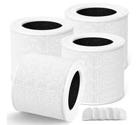 HSIAMEN Core Mini filtres de rechange compatibles avec le purificateur d'air LEVOIT Core Mini Core-Mini-P, 3 en 1 H13 True HEPA, par rapport au filtre de rechange # Core Mini-RF, lot de 4
