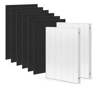 HSIAMEN Filtre compatible avec Fellowes Aeramax 200 HEPA Filtre de rechange Aera Max 190 200 DX55 Pièce # 9287101 9324101 Purificateur d'air, comprend 2 filtres HEPA et 6 préfiltres activés au charbon