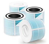 HSIAMEN Lot de 4 filtres anti-fumée Core 300-SR compatibles avec le purificateur d'air Levoit Core 300 300S P350, Fit Part # Core 300-RF P350-RF H13 True HEPA