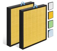 HSIAMEN Vital 200S-RF-PA Lot de 2 filtres pour animaux de compagnie compatibles avec Levoit Vital 200S Filtre de rechange pour purificateur d'air intelligent Vital-200S, LRF-V201-YUS H13 True HEPA